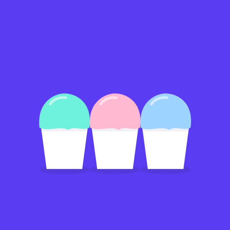 Birthday Edition set ice cream