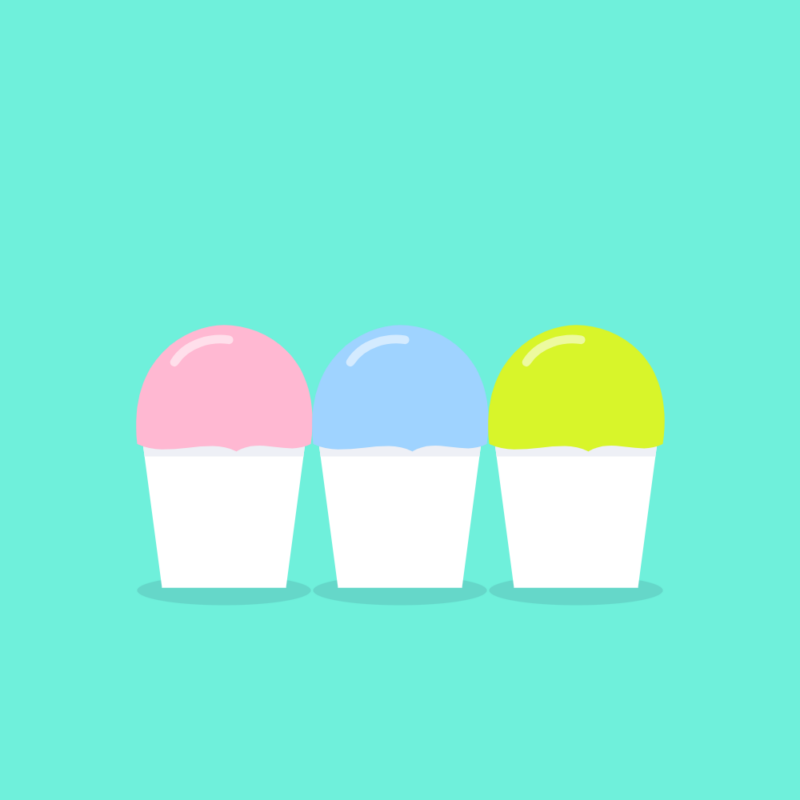 Cat Edition set ice cream