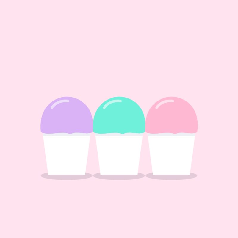 Gift box ice cream
