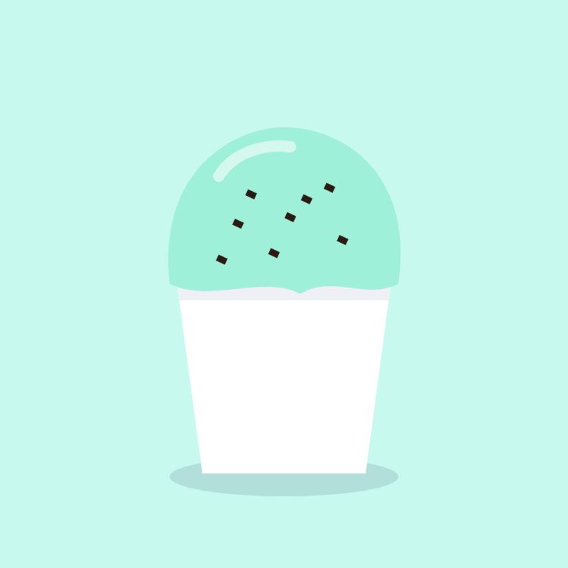 Mint Choc ice cream